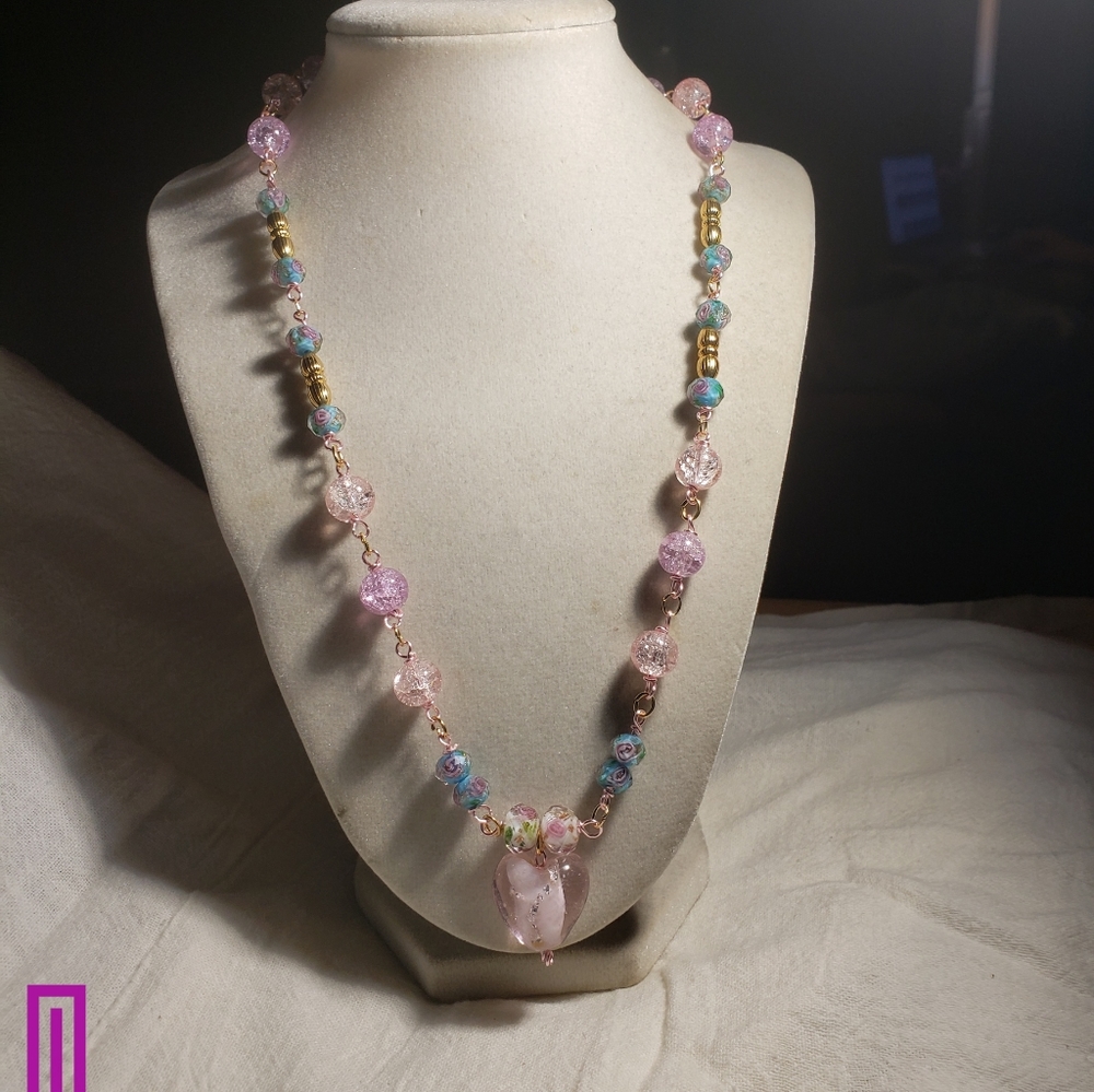 23 in necklace handcrafted